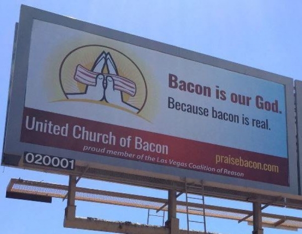 Acredite: nos EUA, existe a “Igreja do Bacon”