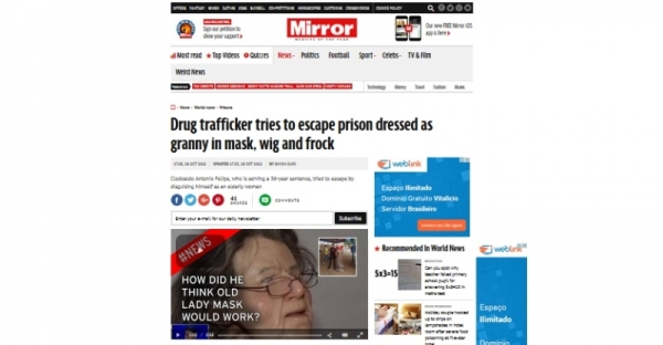 Tentativa de fuga em Goiás repercute na imprensa internacional