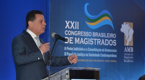 Marconi fala sobre os avanços da Segurança Pública em Goiás no Congresso Brasileiro de Magistrados