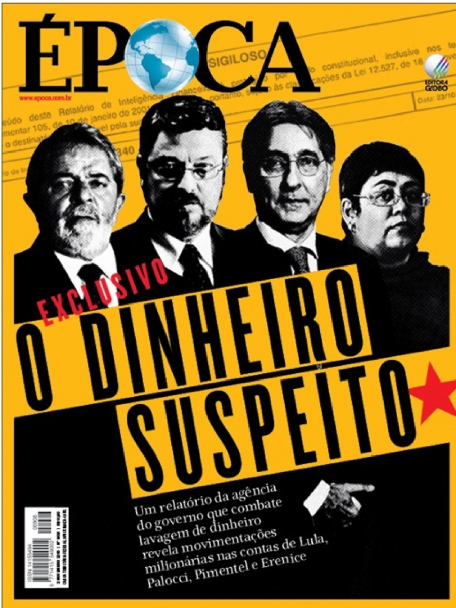 Órgão da Fazenda aponta movimentação milionária de Lula, Palocci e Erenice, diz revista