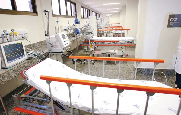 Hugol funciona com 36% da capacidade