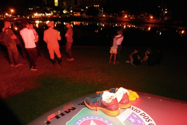 Encontrado corpo no lago do Vaca Brava