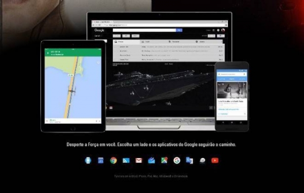Google permite personalizar aplicativos com temas de \\\"Star Wars\\\"