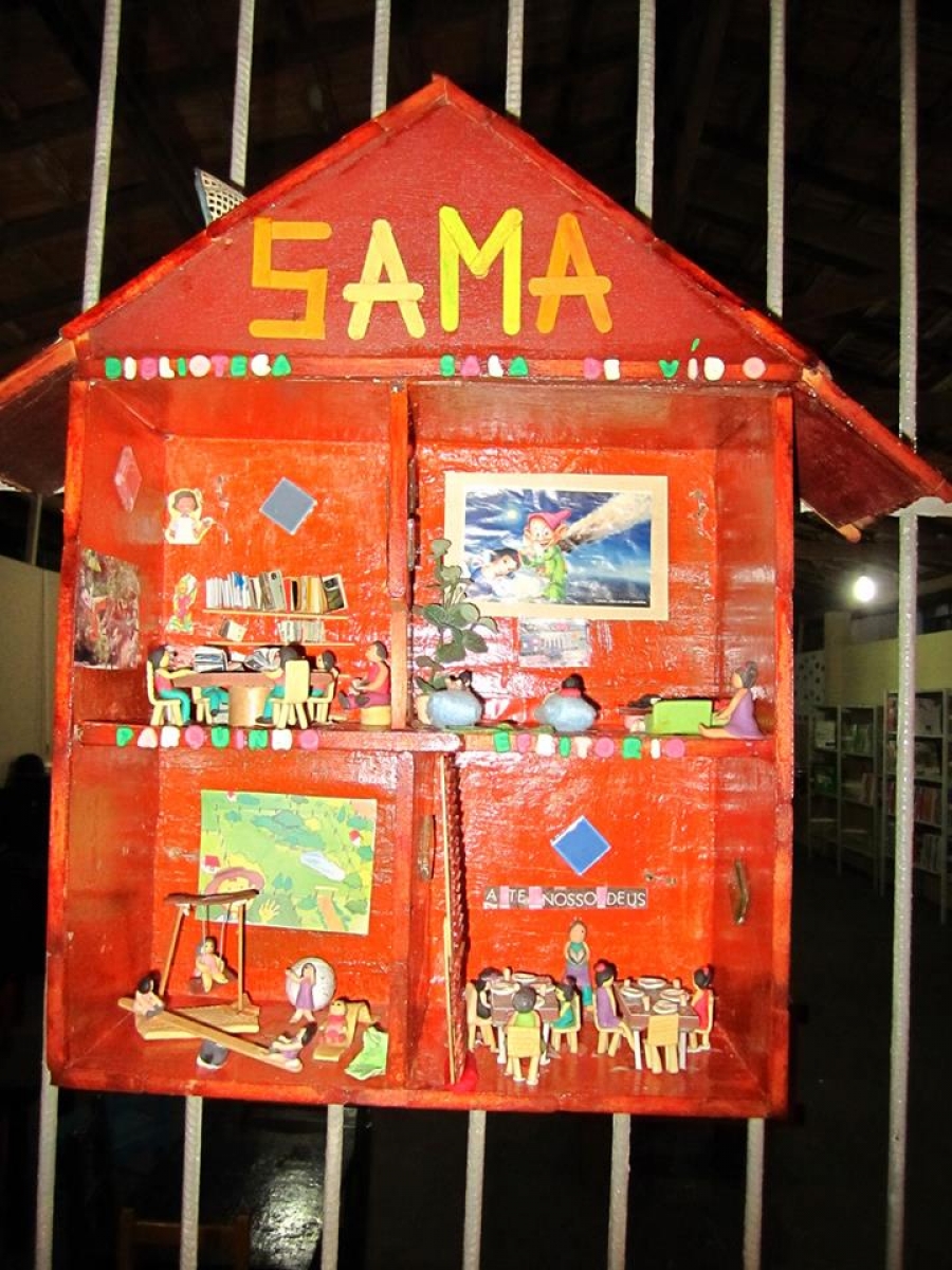 Confraternização na entrega da reforma SAMA em São Luís de Montes Belos