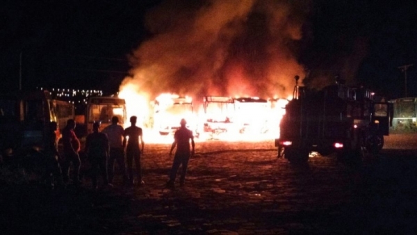 Quatro suspeitos de participar de incêndios criminosos são autuados por furto