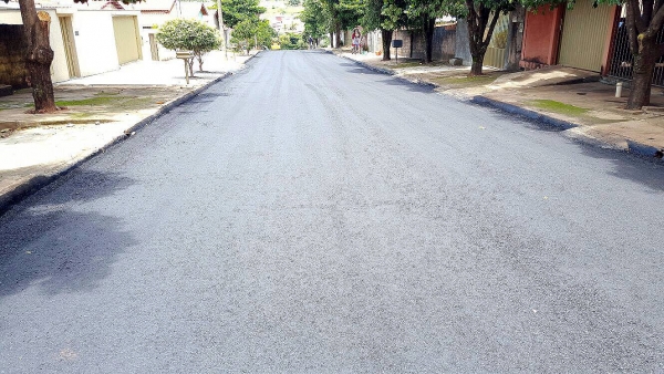 Asfalto novo...