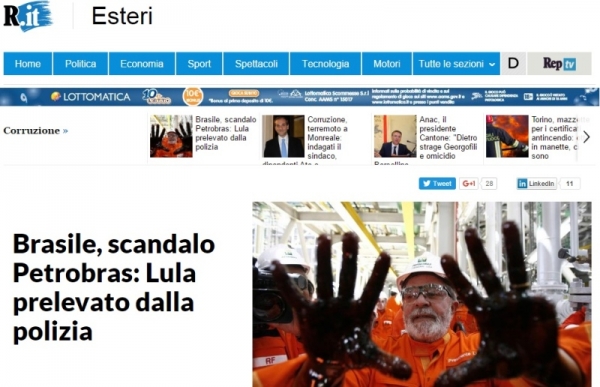 Mídia internacional destaca ação da Polícia Federal na casa de Lula