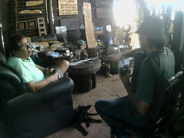 A arte ganha formas pelo talento do artesão Cláudio Lucena