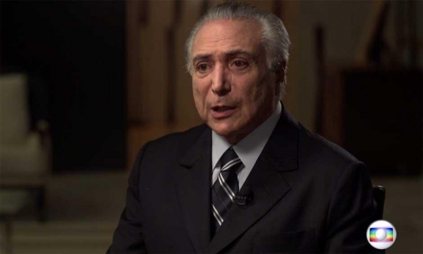 Temer afirma na TV que não será candidato à reeleição em 2018